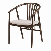 MATSTOL Asti 54 x 57 x 78 cm – rökt/sandgrå - Grå, Trä/Textil (54/78/57cm) - ebuy24