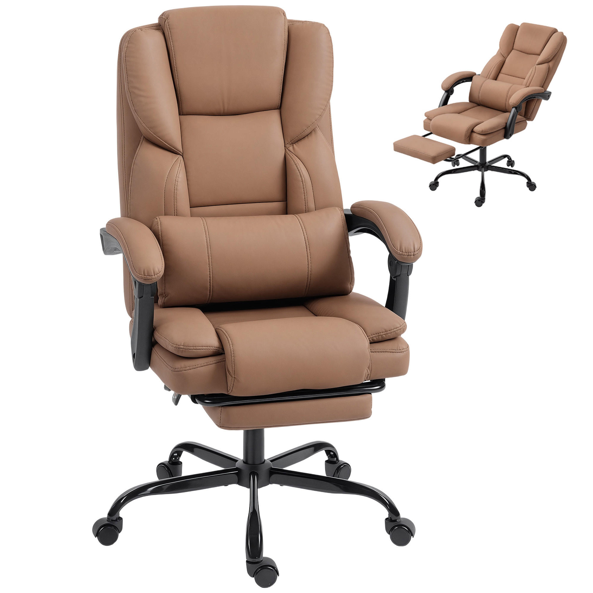 XXXLutz Bürostuhl Braun 65x119x67 cm