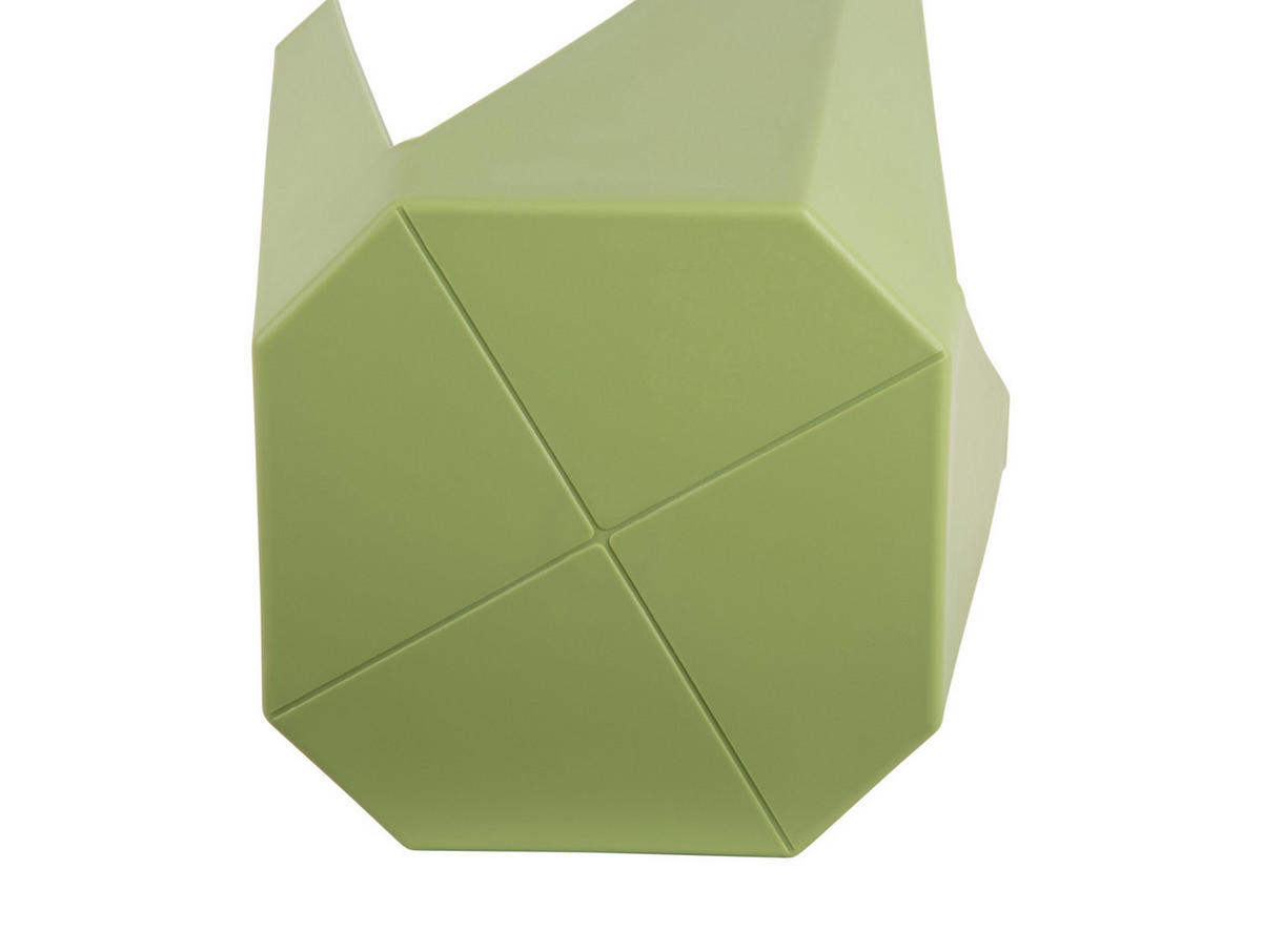 HOCKER Cherish 29/29/47 cm - Grün, Kunststoff (29/47/29cm) - Leitmotiv