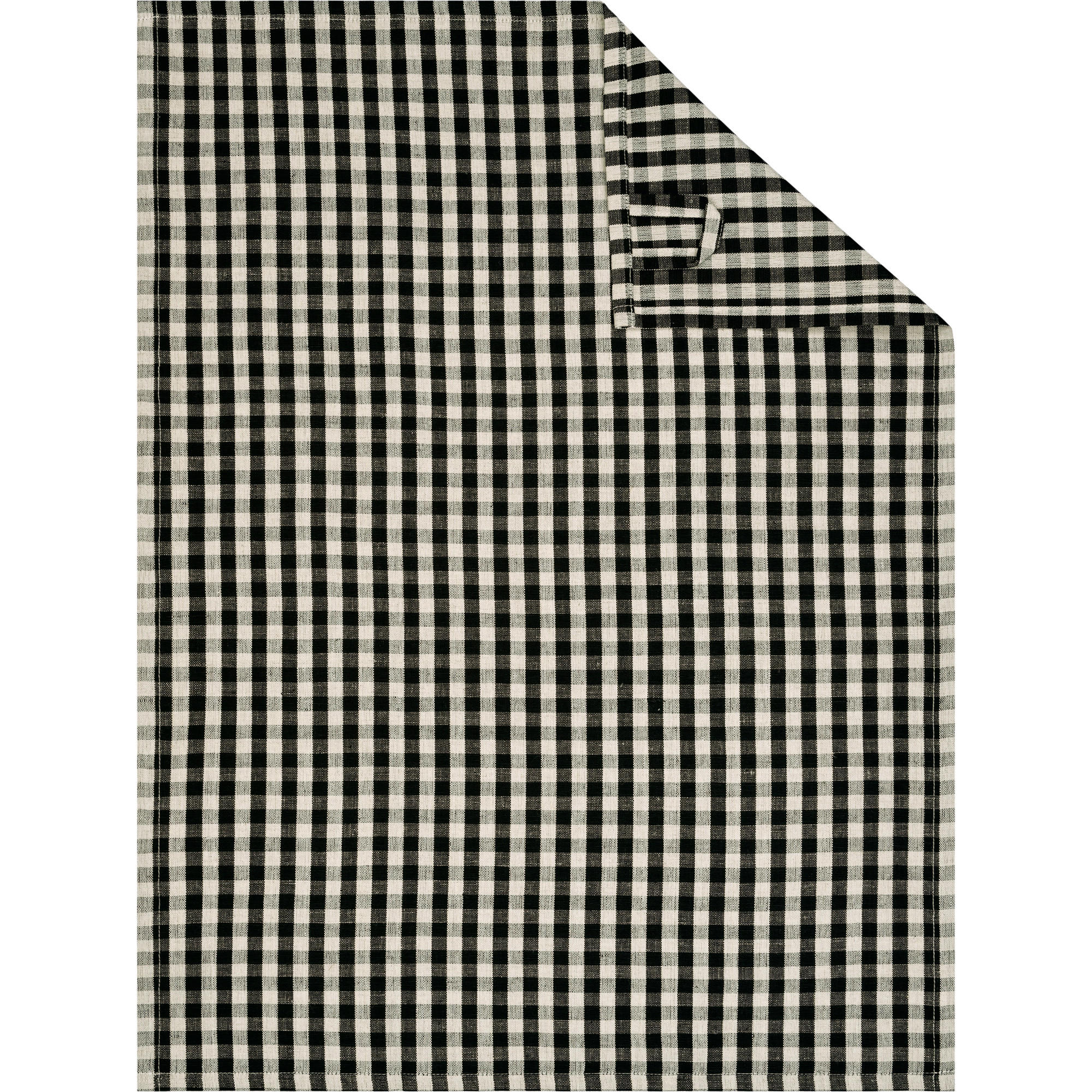 GESCHIRRTÜCHER LINEN CLASSICS KARO 538 SCHWARZ - 93 - Schwarz, Textil (50/70cm) - Cawö
