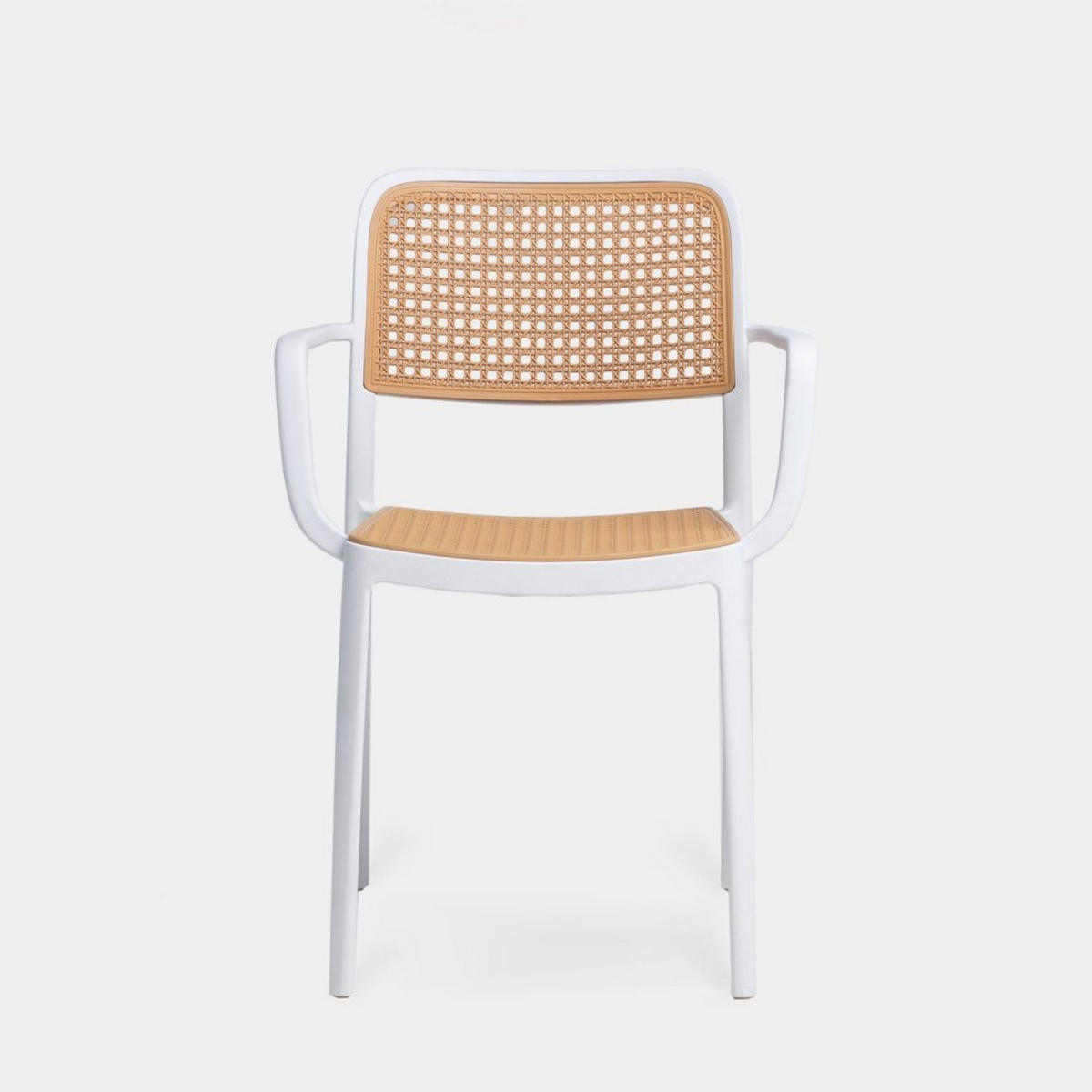 STUHL FÜR DRAUSSEN Kaira Zweifarbig 57 cm x 81 cm - Multicolor, Kunststoff (57/81/54cm)