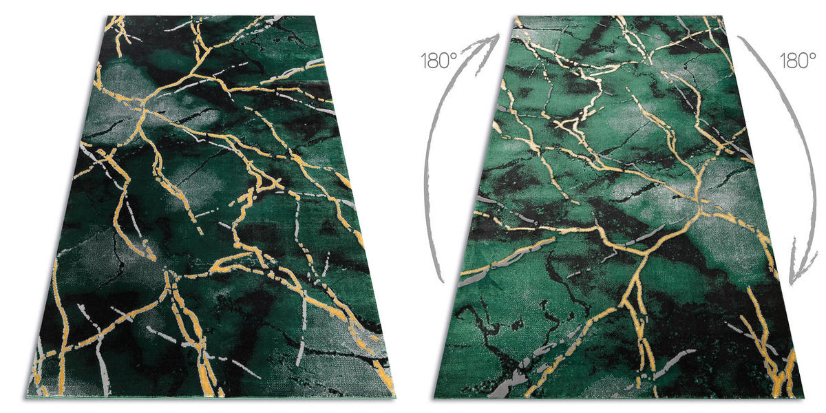 TEPPICH Emerald 180/270 cm - Pastellgrün, Textil (180/270cm) - rugsX