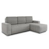 ECKSOFA Roma L - Grau, Holz/Textil (236/150cm) - Sofnet
