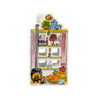 LICHTHAUS Gemütliche Tage - Gemütlich zusammen in Bunt - 15cm - Multicolor, Keramik (8.1/15/8.1cm) - Blond Amsterdam