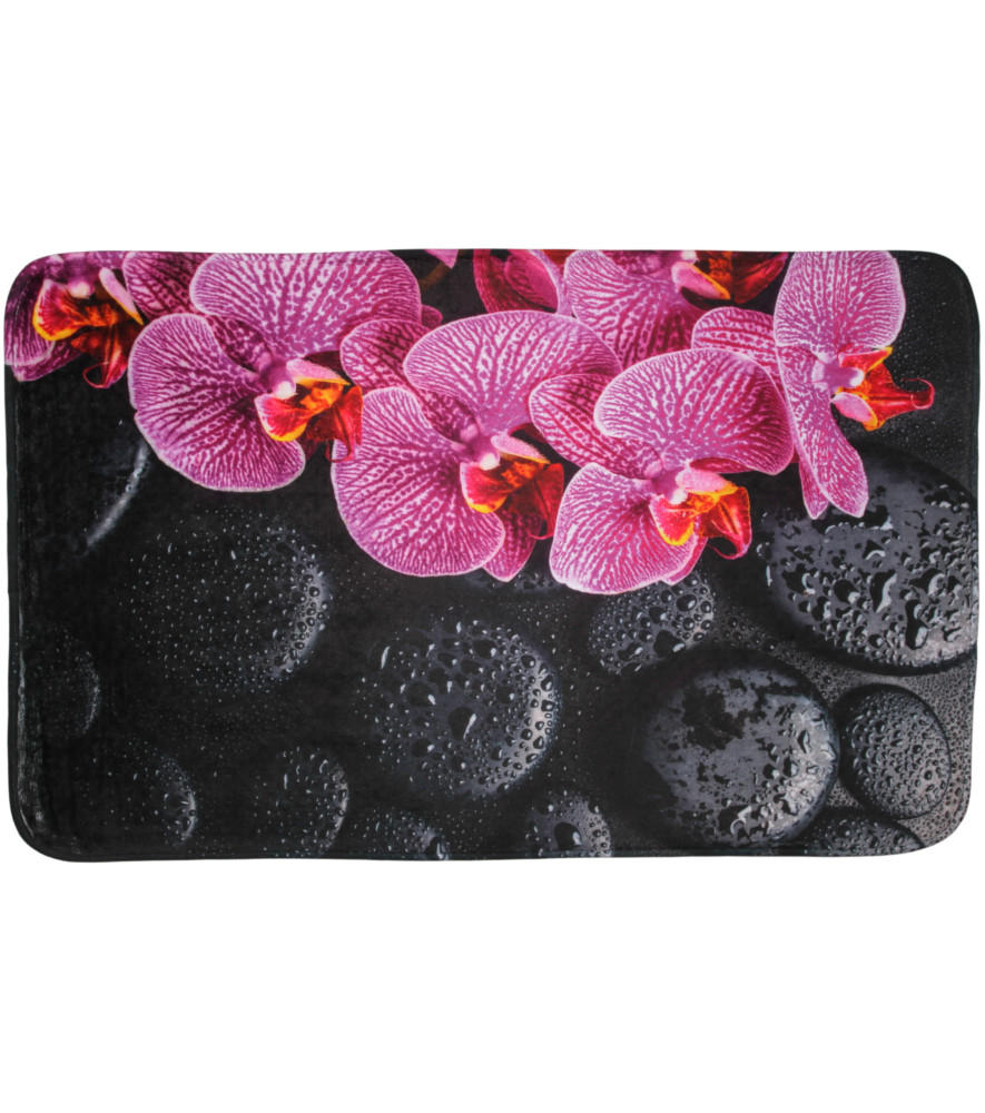 BADTEPPICH Madeira 70 x 110 cm - Lila, Textil (70/110cm) - Sanilo