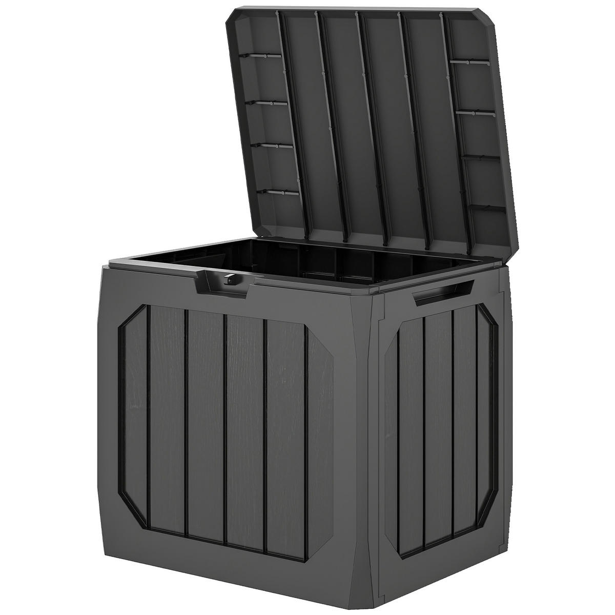 KISSENBOX DE-18684 121 L mit Griffen, wasserdicht Schwarz - Schwarz, Kunststoff (45/53/56cm) - ComfortXL