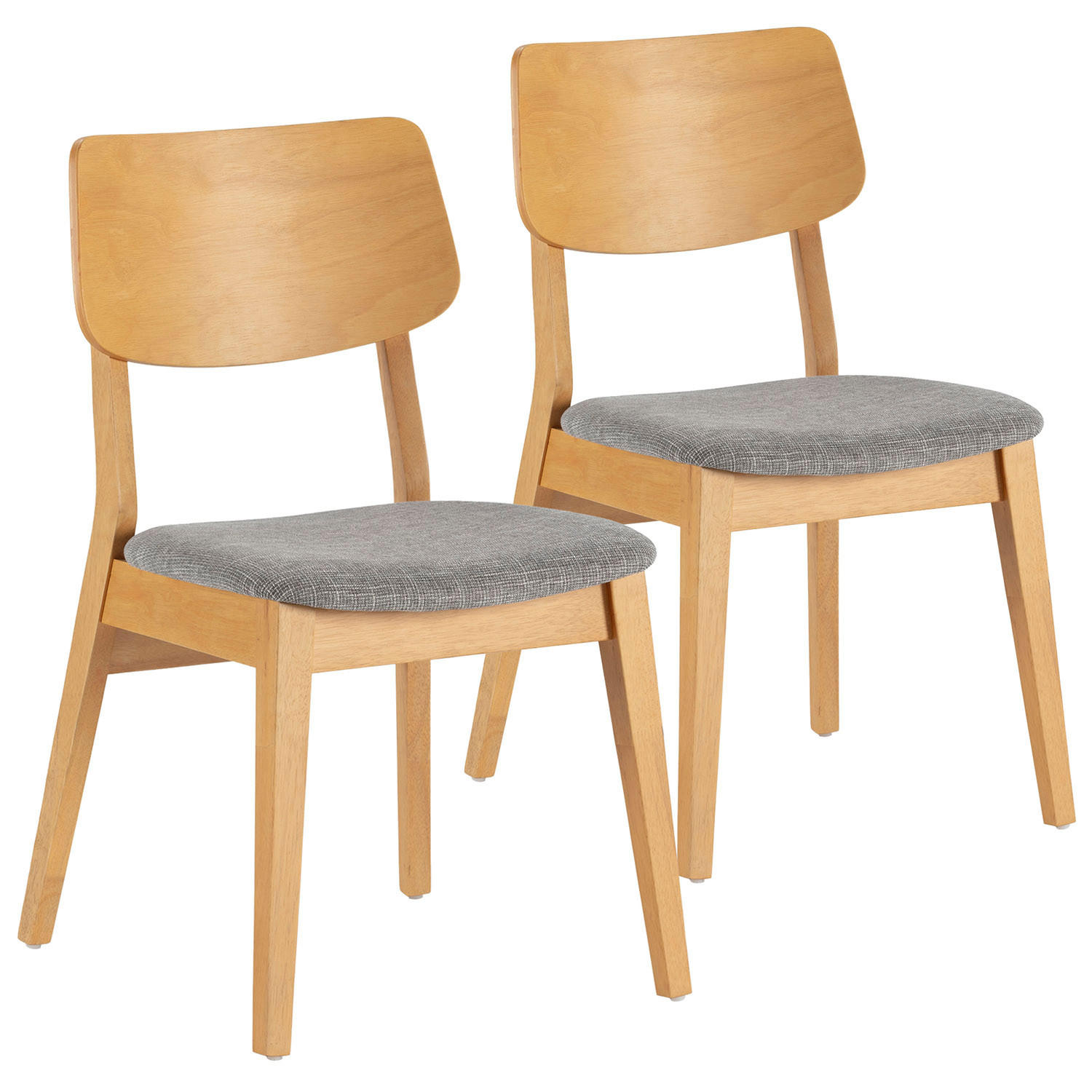 SET DE SCAUNE 2 Susi, culoare stejar, lemn masiv
