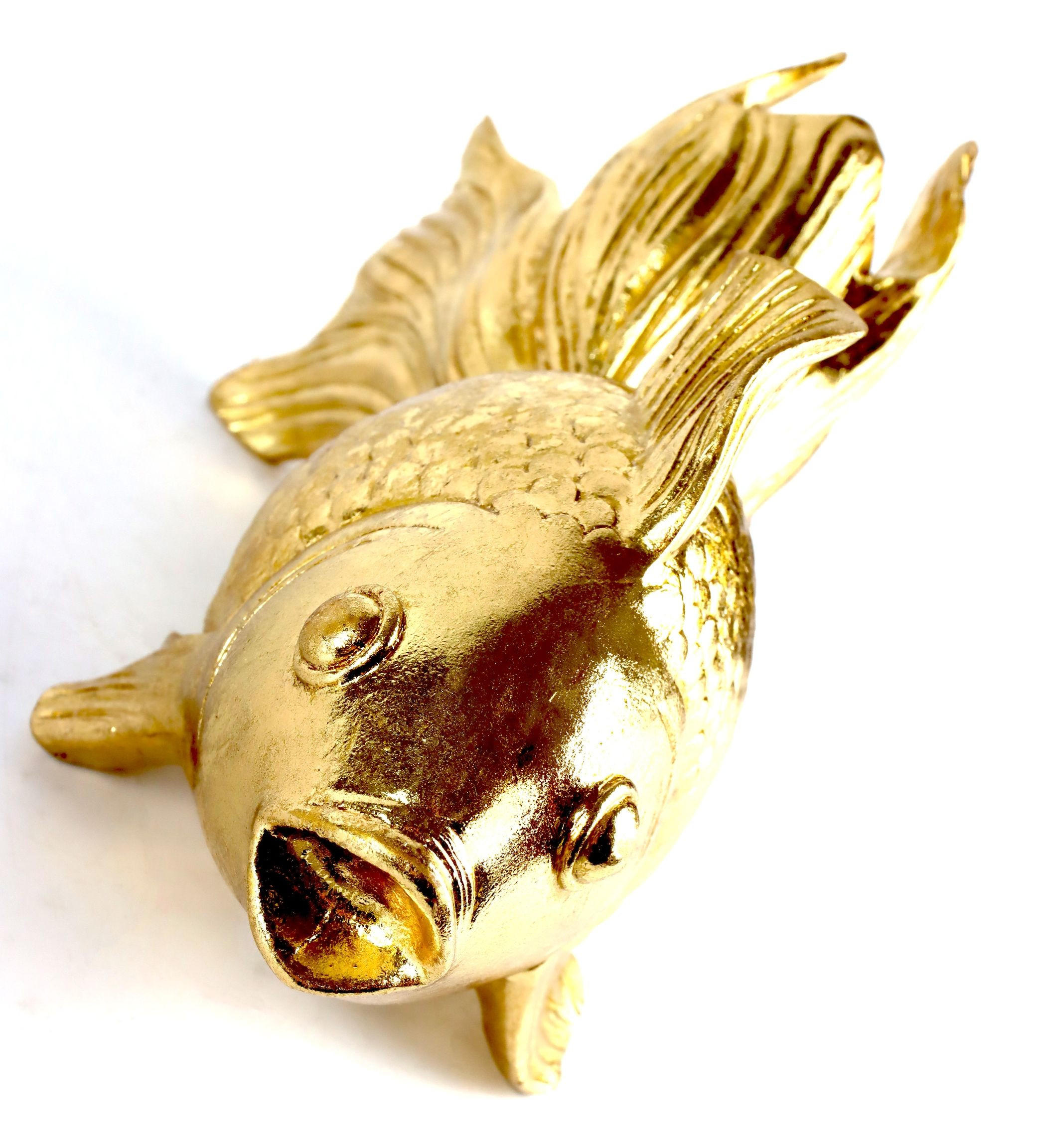 DEKOFISCH Goldrausch - Goldfarben, Kunststoff (25.5/15.5/11.5cm) - FURNARO