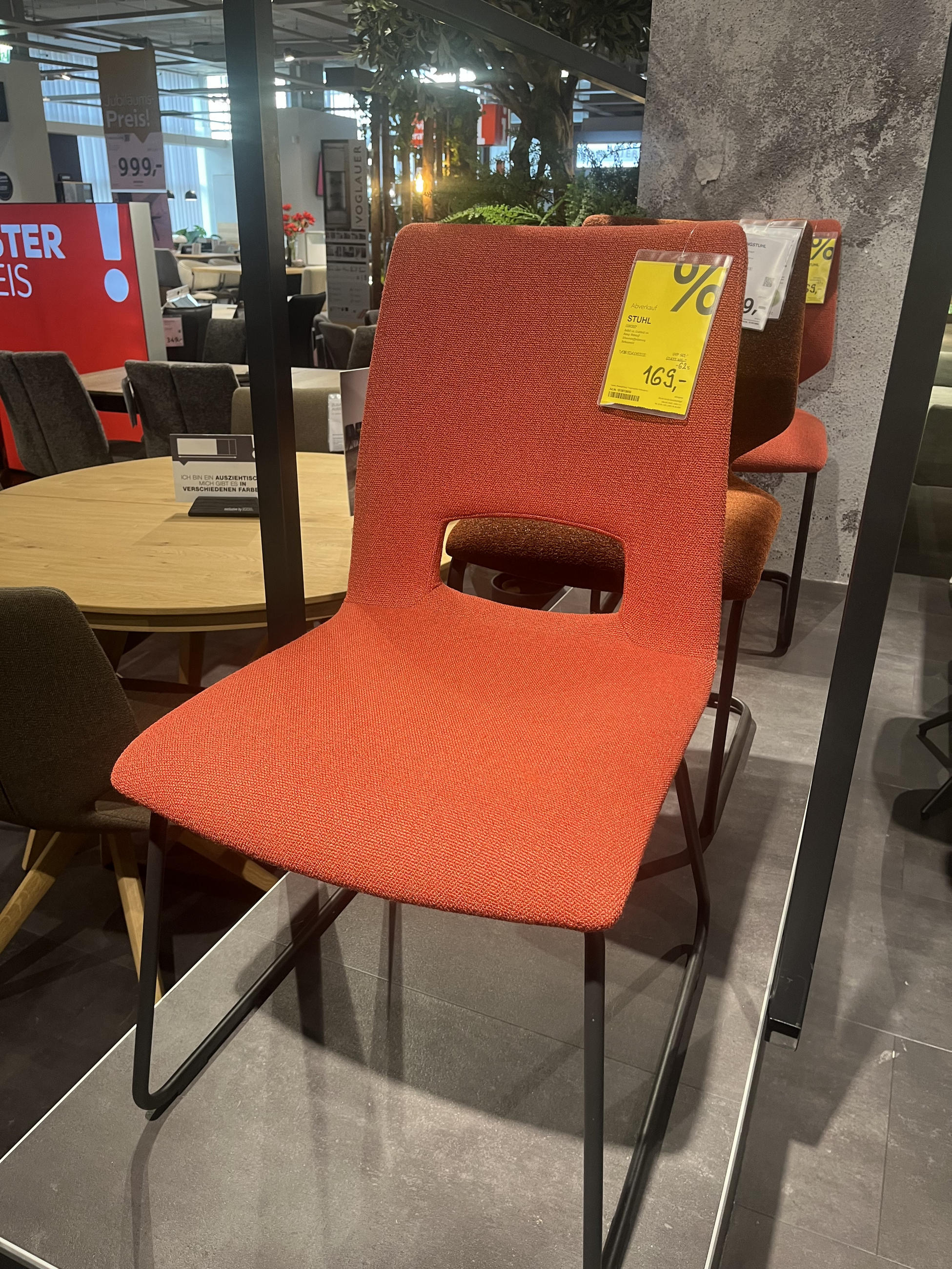 Stuhl in ROT - Venjakob