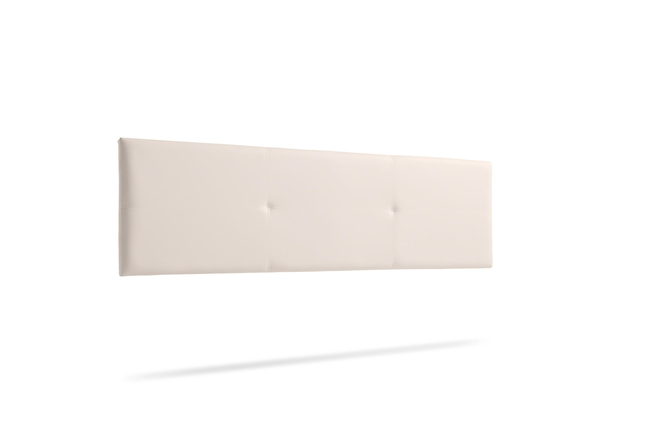 KOPFTEIL gepolstert ALMA Kunstleder 130x50x5 cm - Beige - Moonia - Beige, Holz (130/5/50cm)