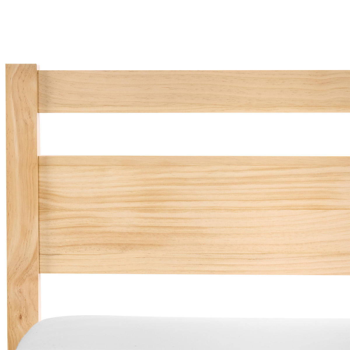 POSTEL s roštem 140/200 cm Borovicové dřevo Světle hnědá Mercurer - hnědá/světle hnědá, dřevo (140/200cm) - Beliani