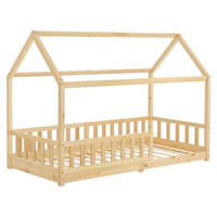 KINDERBETT Marli natur 90x200 cm - Naturfarben, Holz (90/200cm) - Juskys