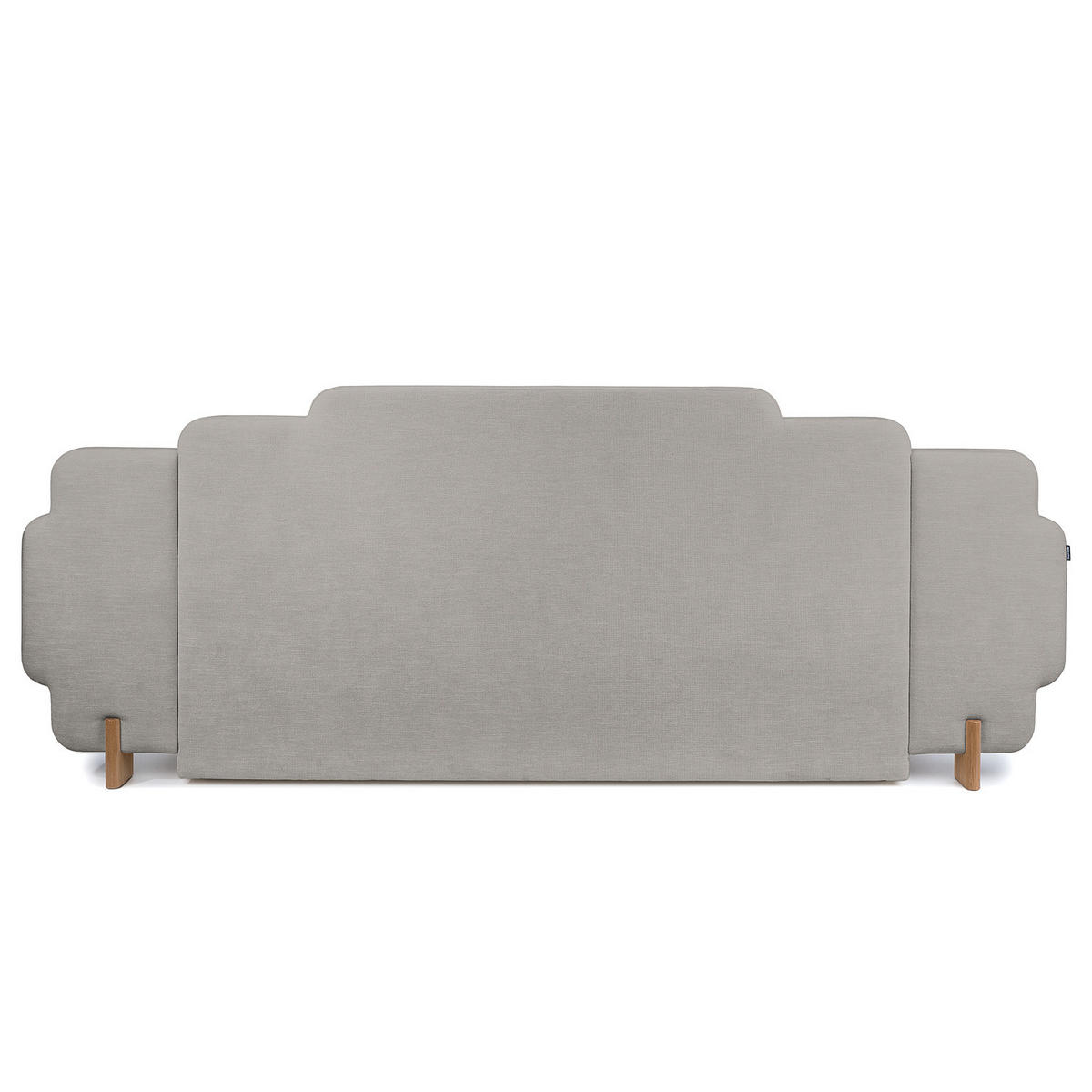 POLSTERBETT - Chenille - Hellgrau, Textil (160/200cm) - home24