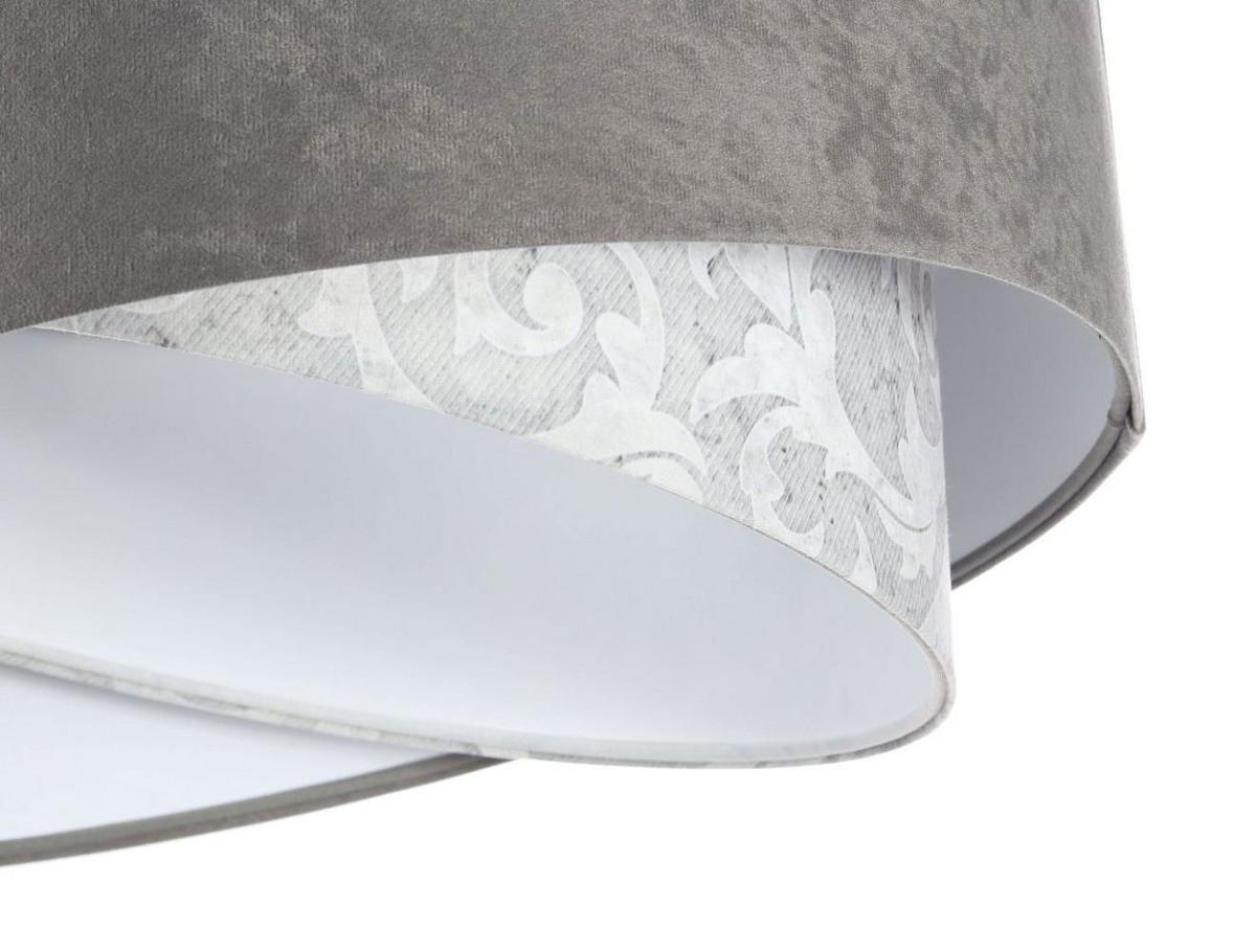 HÄNGELEUCHTE Grau 50/23 cm - Weiß, Kunststoff (50/1.3/23cm) - ONZENO