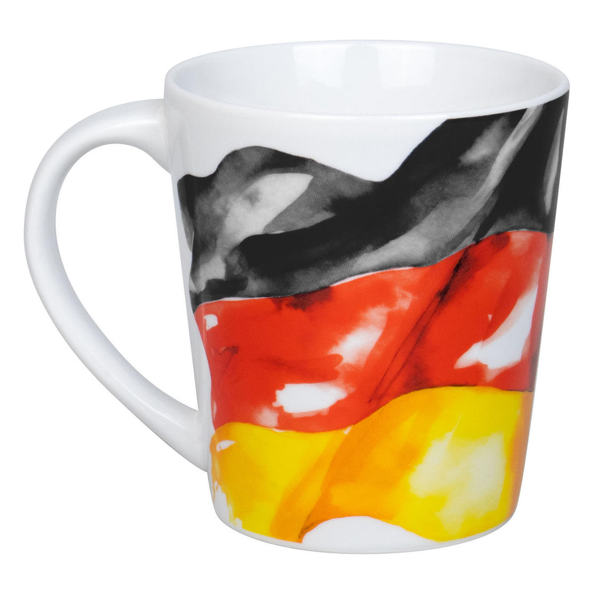 KAFFEEBECHER Flagge Deutschland - Naturfarben, Keramik (0.38L) - Könitz