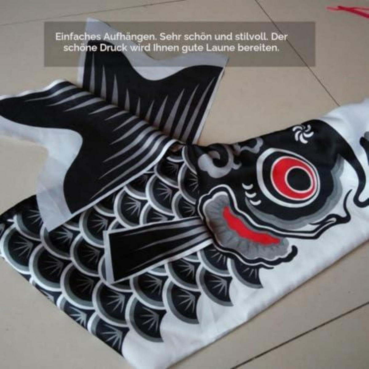 WINDSACK Fisch 5-teiliges Set 70 cm - Multicolor, Textil (70/17/1cm)