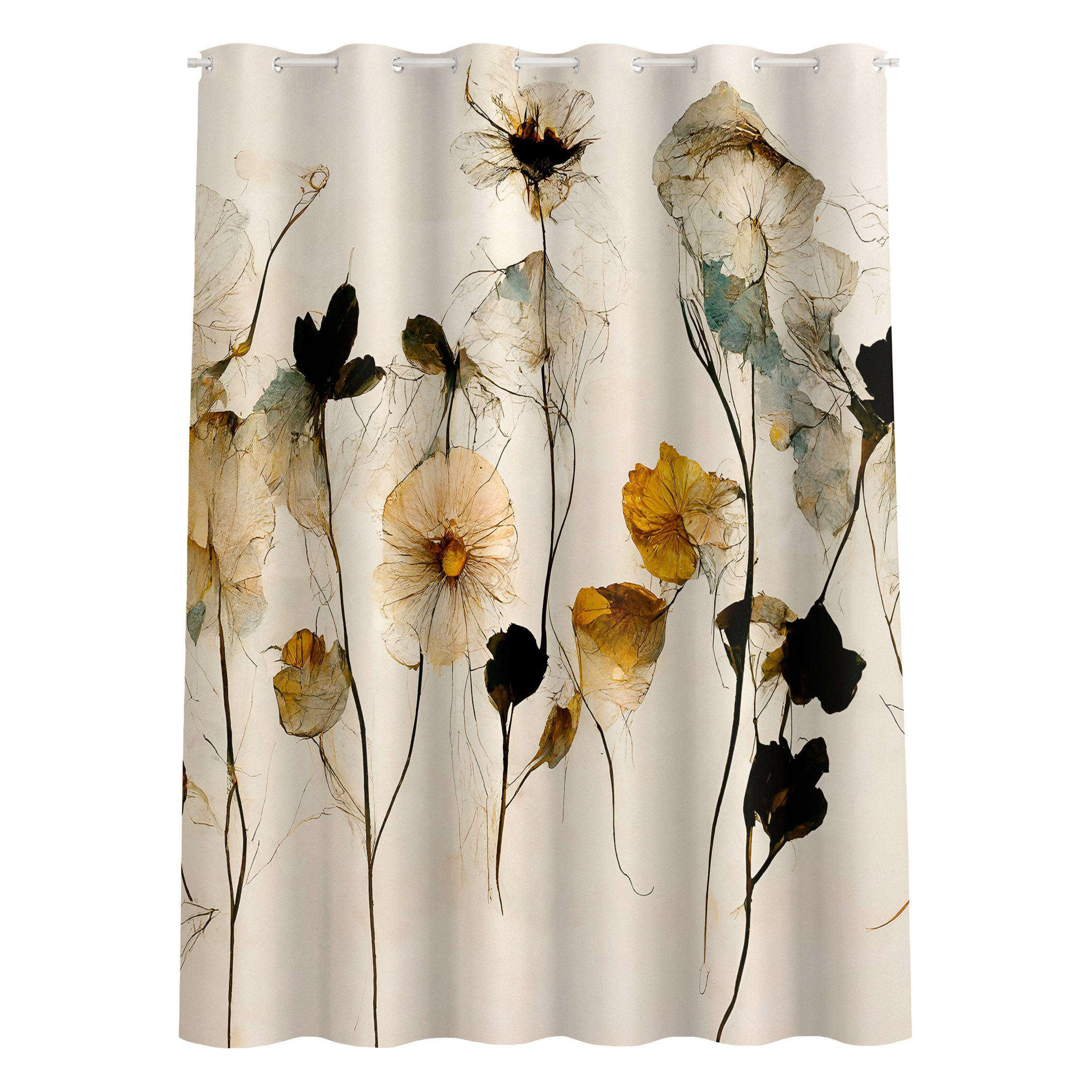 Bilderwelten Duschvorhang Beige 180x180 cm