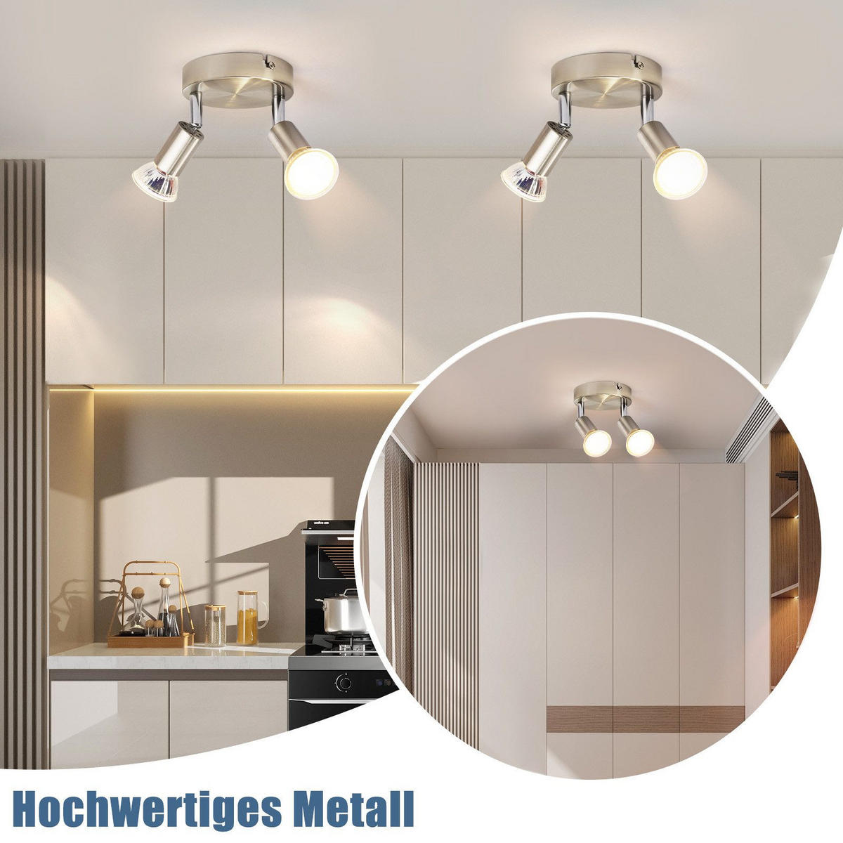 STRAHLER Heike 11/11/11 cm - Silberfarben, Metall (11/11/11cm) - Nettlife