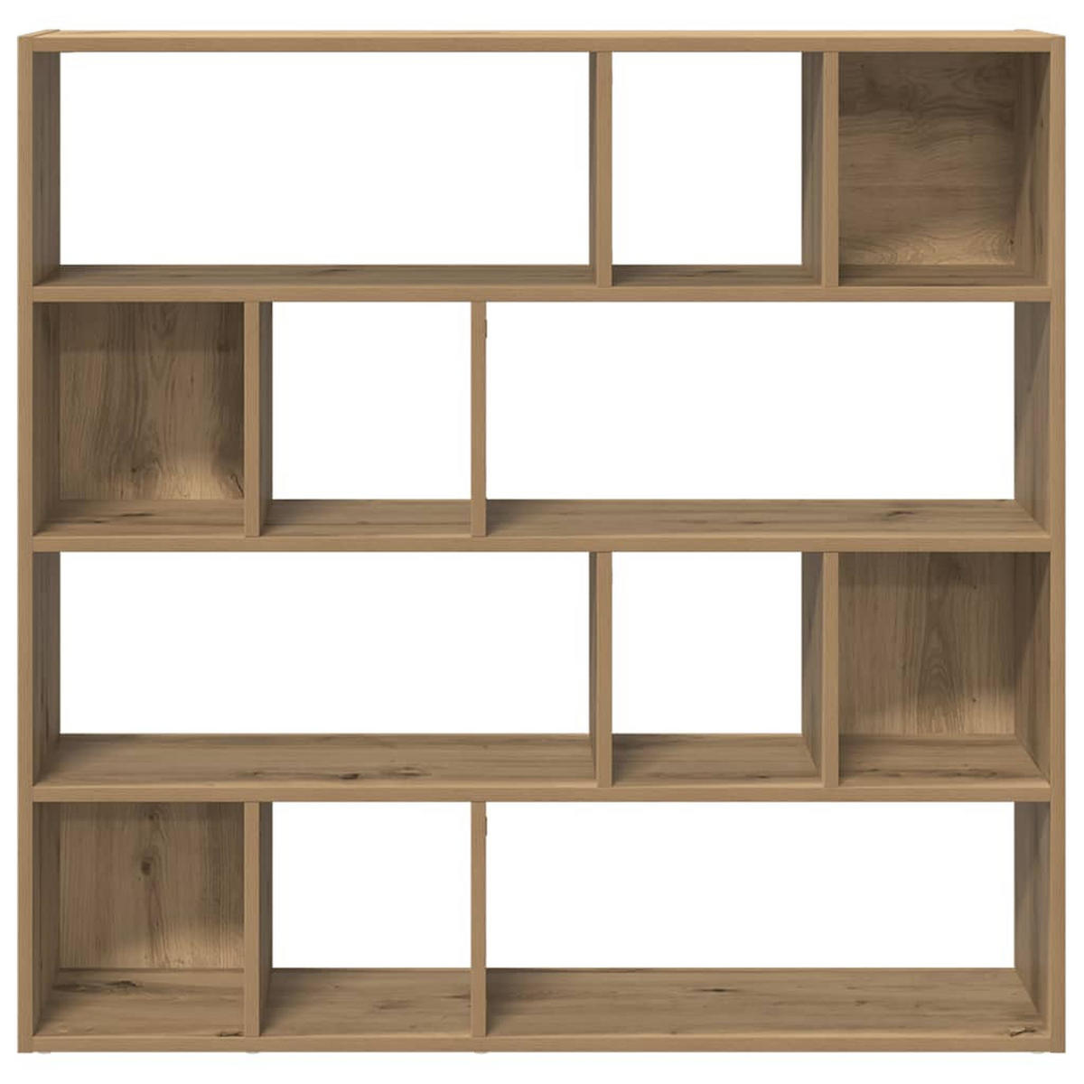 BÜCHERREGAL/RAUMTEILER Artisan-Eiche 105/24/102 Cm - Hellbraun, Holzwerkstoff (24/102/105cm) - vidaXL
