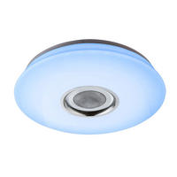 LED DECKENLEUCHTE Nicole Weiß - Weiß, Kunststoff (40/40/7cm) - Globo Lighting