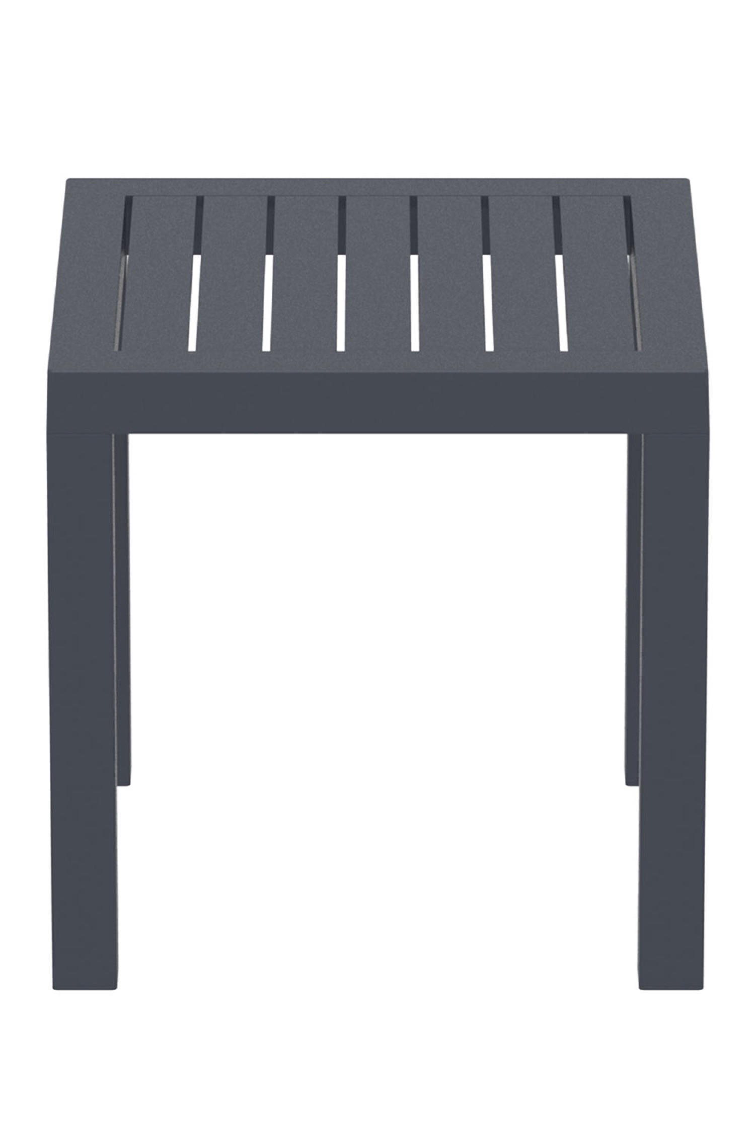 GARTENTISCH/BEISTELLTISCH Ocra dunkelgrau - Dunkelgrau, Kunststoff (45/45/45cm) - TPFGarden