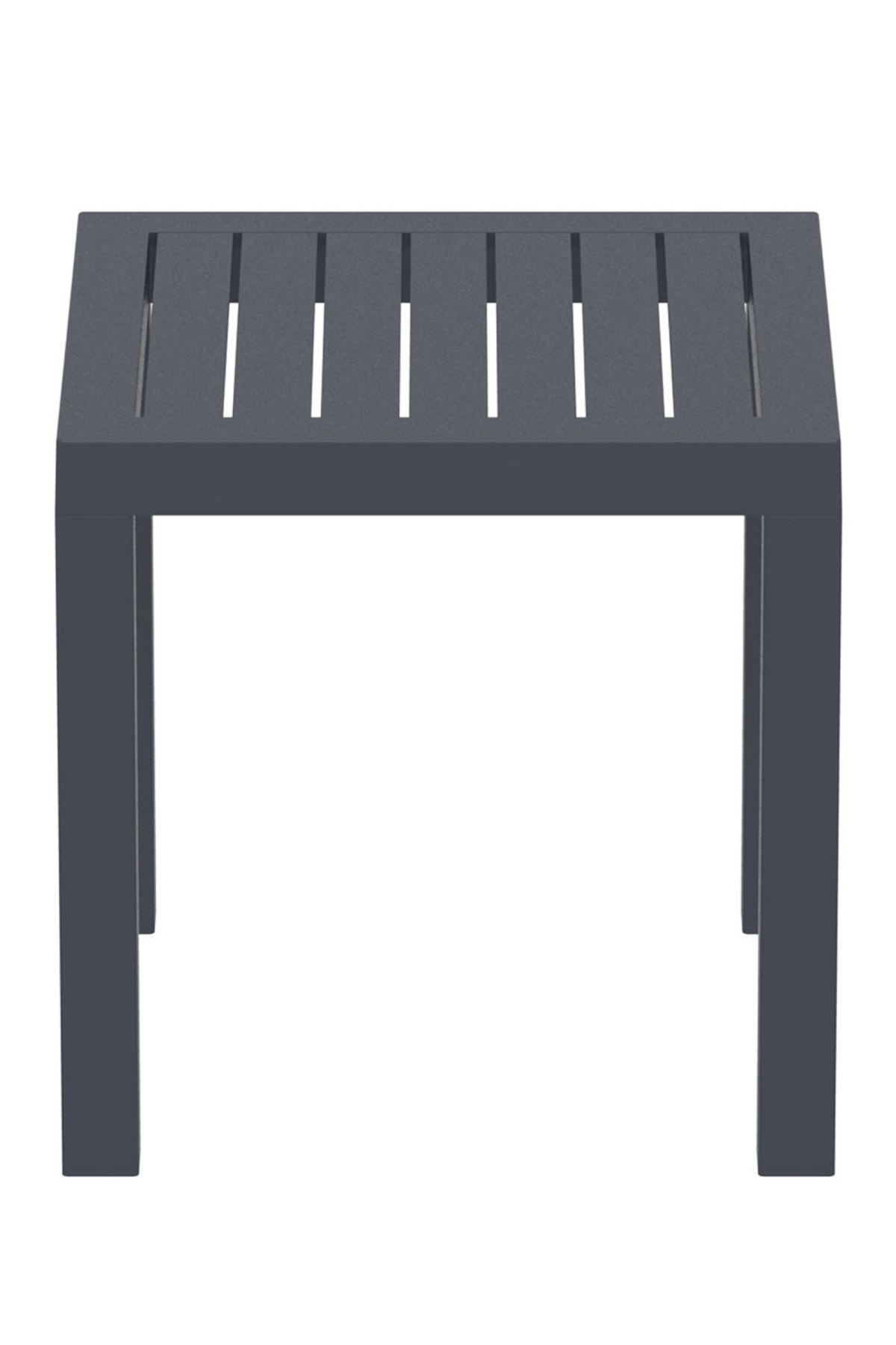 GARTENTISCH/BEISTELLTISCH Ocra dunkelgrau - Dunkelgrau, Kunststoff (45/45/45cm) - TPFGarden