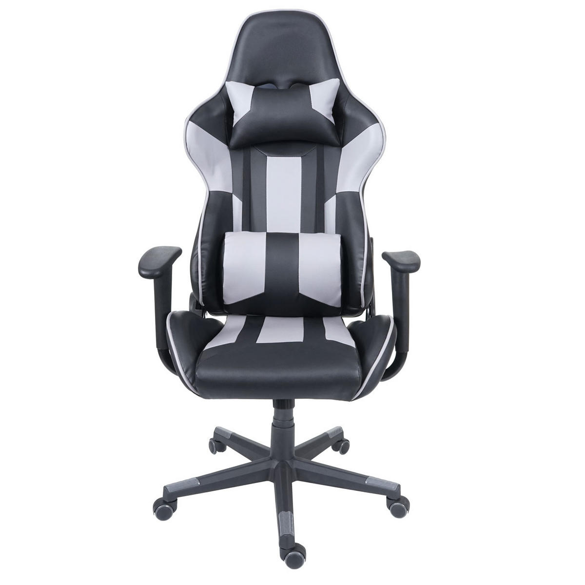 BÜROSTUHL Schwarz, Grau - Schwarz/Grau, Textil (67/136/69cm) - MCW