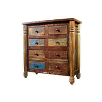 KOMMODE Altholz 80x42x85 mehrfarbig lackiert FABLE #09 - Multicolor, Holz (80/85/42cm) - Massivmoebel24