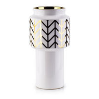 VASE Maritta Weiß 15/15/30 cm Keramik - Weiß, Keramik (30cm) - Mondex