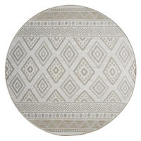 OUTDOORTEPPICH 80/80 cm Vermont 184 - Beige, Textil (80/80cm) - Paco Home