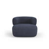 SESSEL Jenny aus Boucle dunkelblau - Dunkelblau, Textil (88/73/90cm) - Micadoni