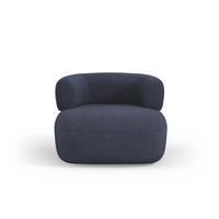 SESSEL Jenny aus Boucle dunkelblau - Dunkelblau, Textil (88/73/90cm) - Micadoni