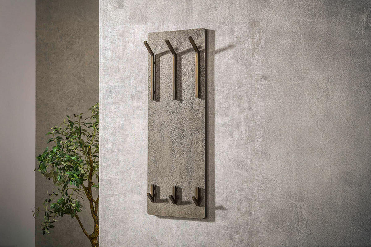GARDEROBE AUREA Bronze Metall - Bronzefarben, Metall (35/100/12cm) - KAWOLA