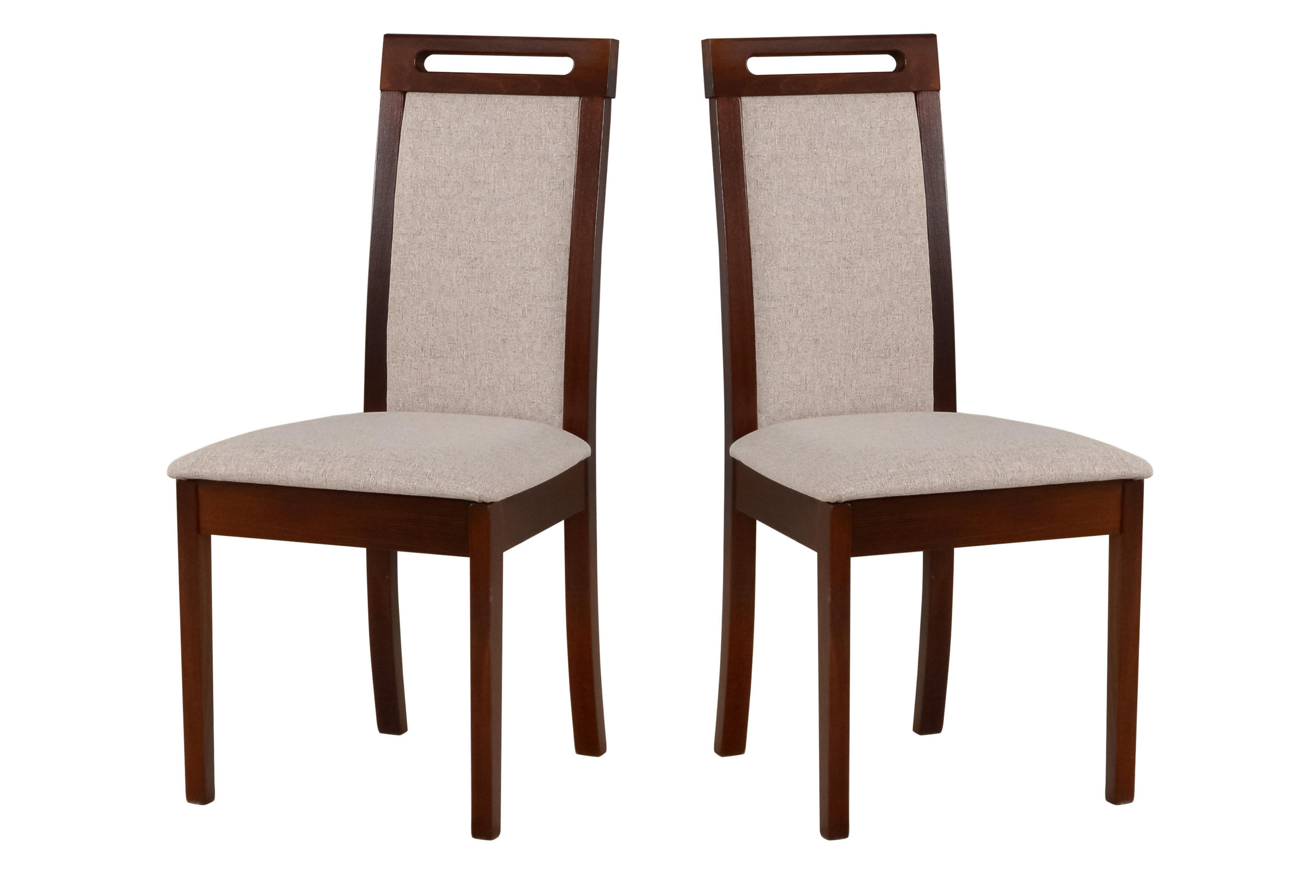 Leaf Design Stuhl Nussbaum, Beige, Braun 45x96x41 cm
