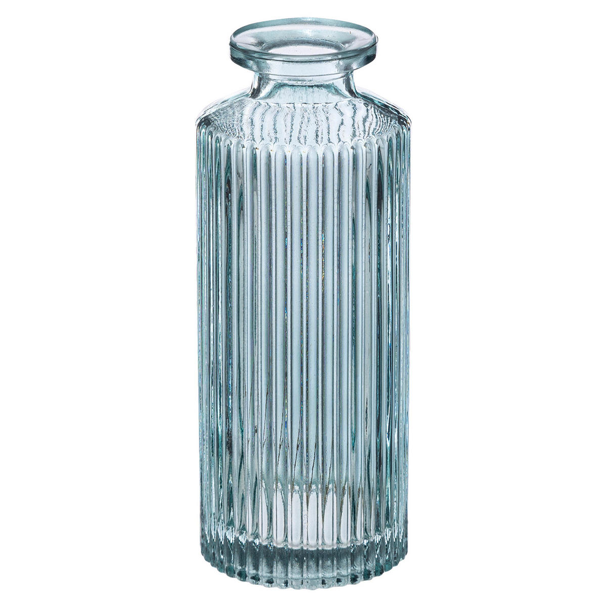 GLASVASE 3er-Set Single 5,4/5,4/13,2 cm - Grün, Glas (5.4/13.2cm) - Atmosphera Createur d´interieur