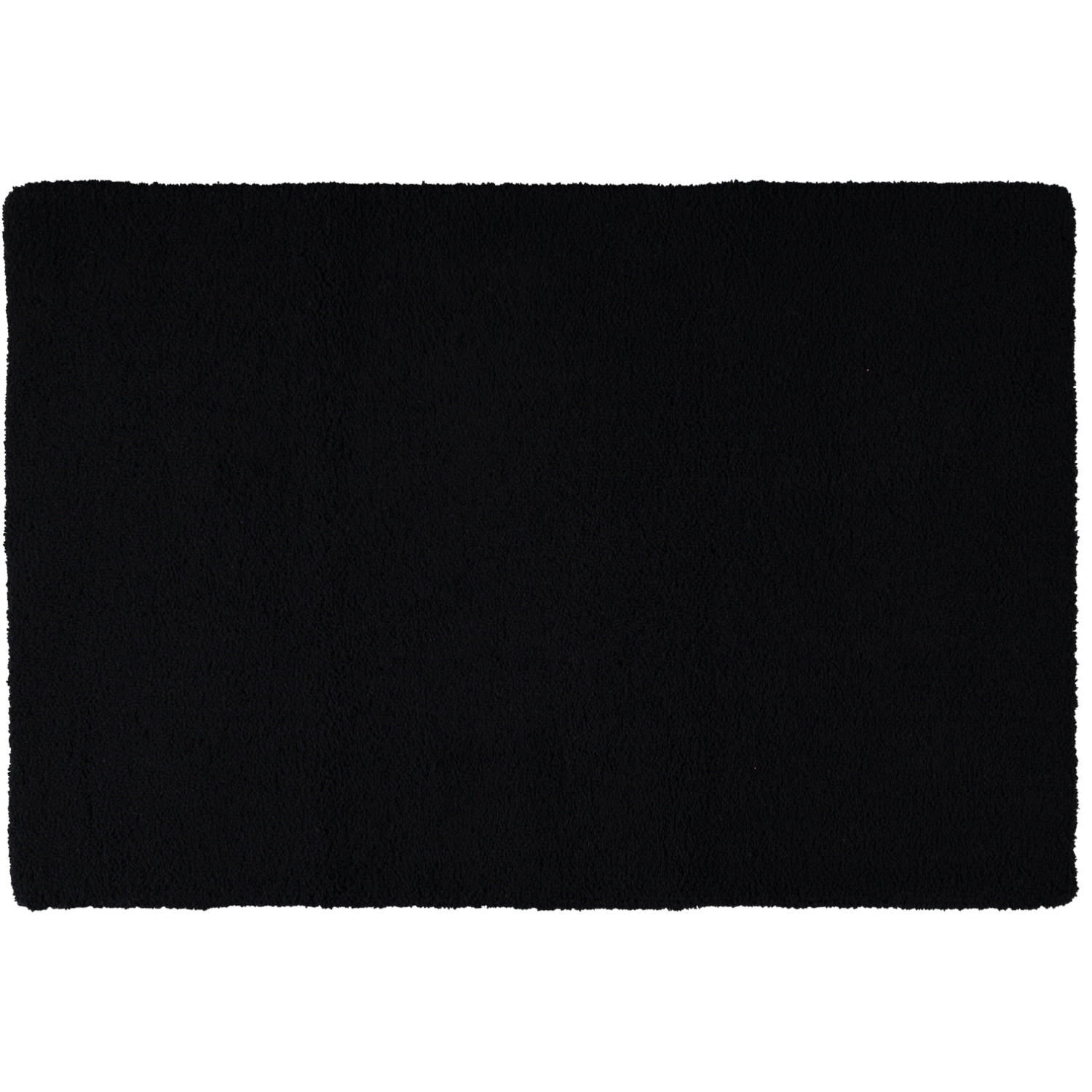 BADTEPPICHE SQUARE SCHWARZ - 15 - Schwarz, Textil (70/120cm) - Rhomtuft