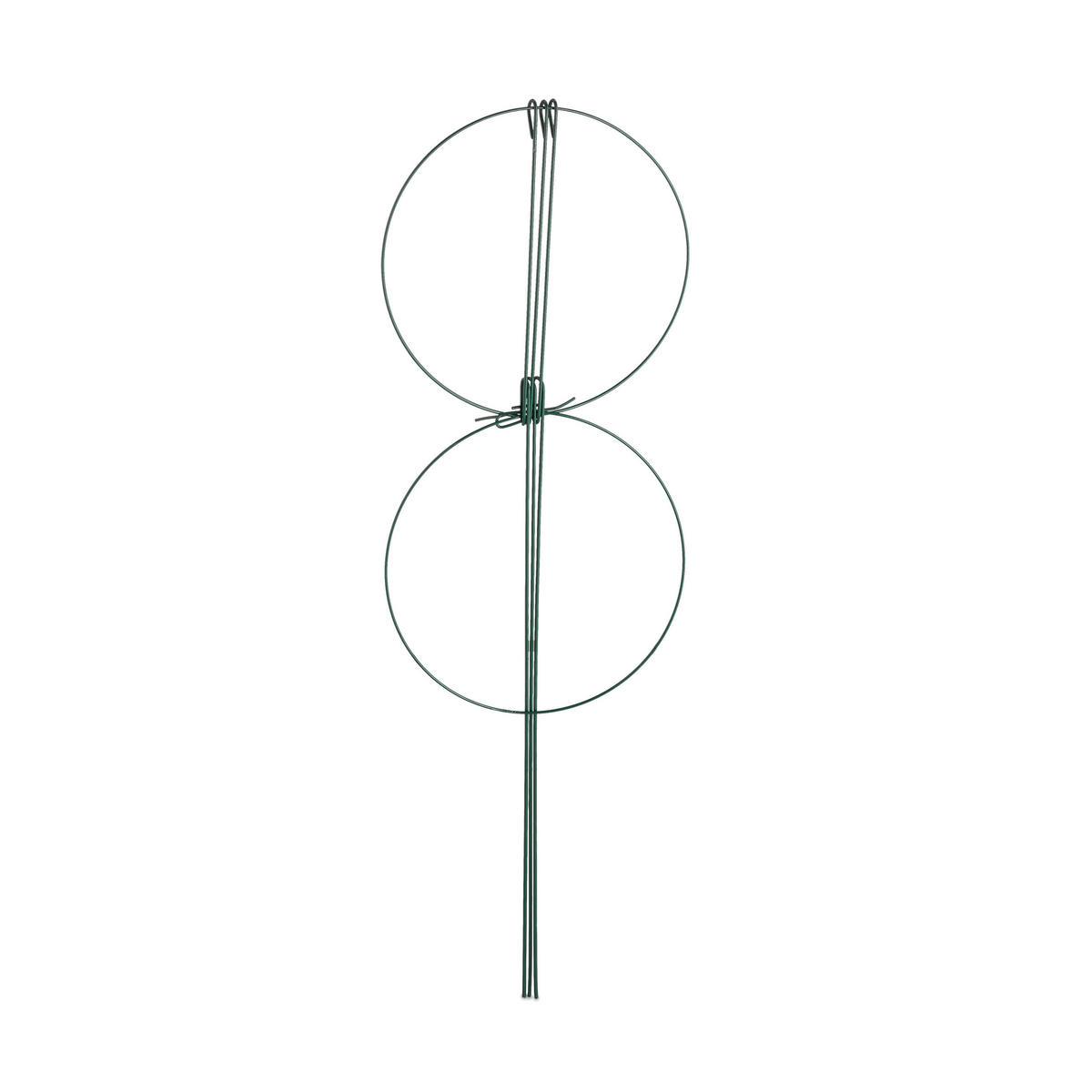 6XRANKHILFE - Dunkelgrün, Metall (26/76/26cm) - Relaxdays
