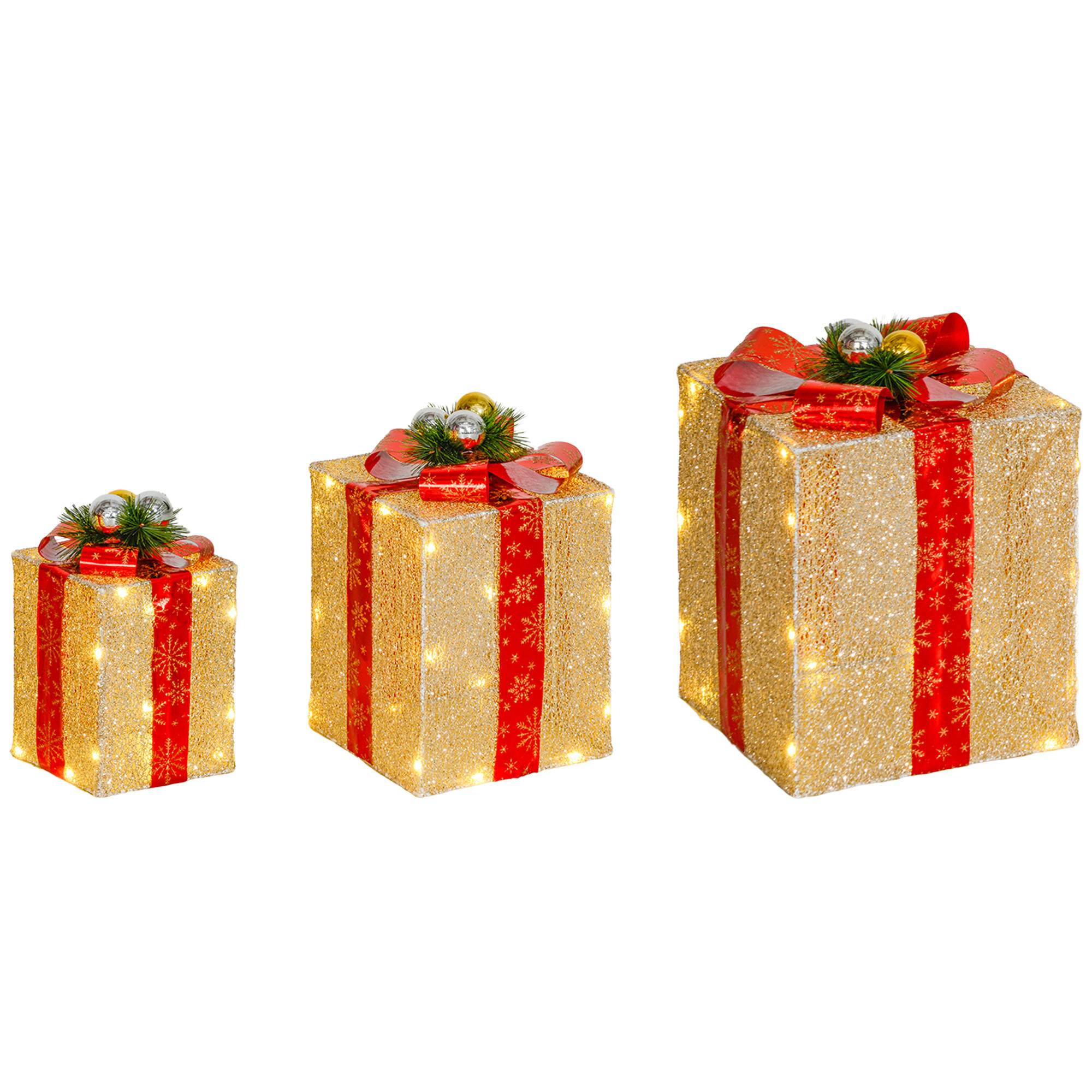 XXXLutz Beleuchtete Gold 25.5x35x25.5 cm
