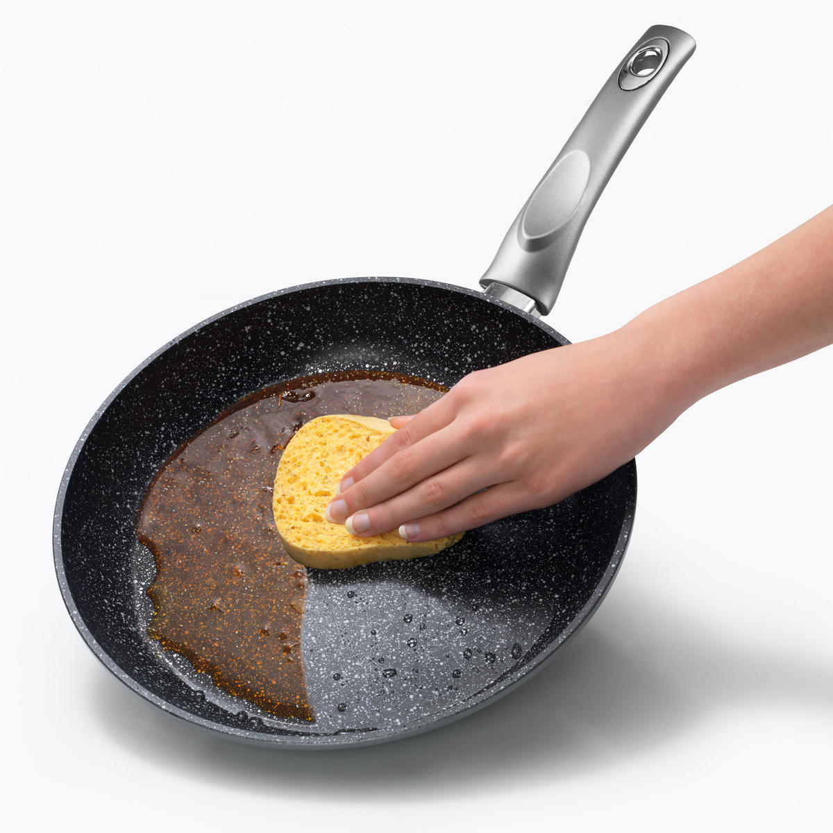 SCHMORPFANNE - Silberfarben/Grau, Metall (28cm) - Stoneline