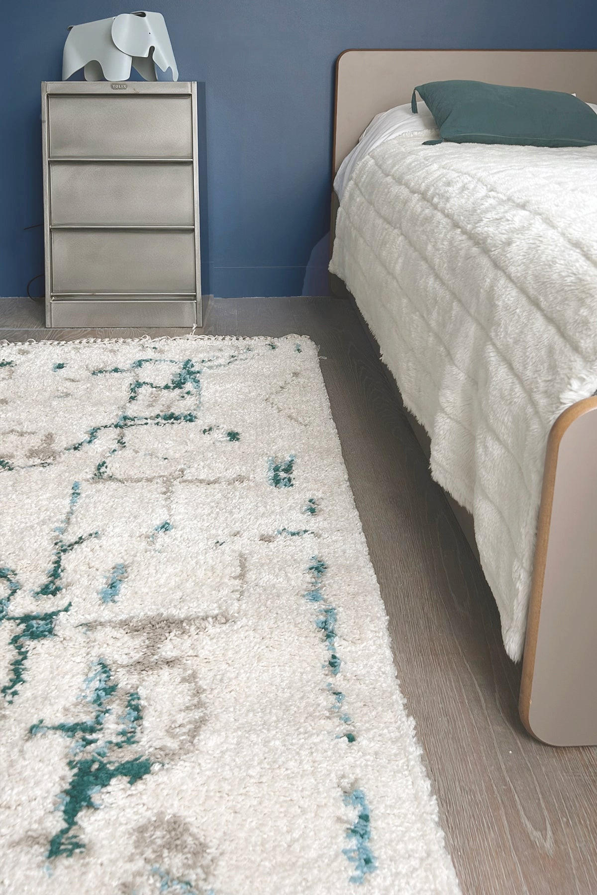 TEPPICH mit Grafik und Designmotiv blau - Blau, Textil (120/170cm) - AFK Living