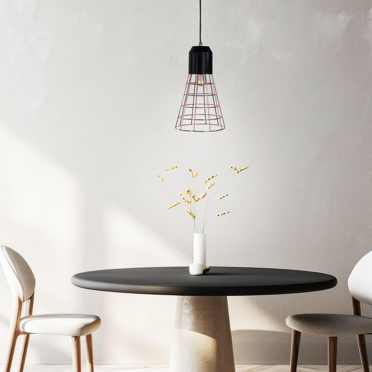 HÄNGELEUCHTE DALGETY Kupfer Gitteroptik - Kupferfarben, Metall (21/21/158cm)