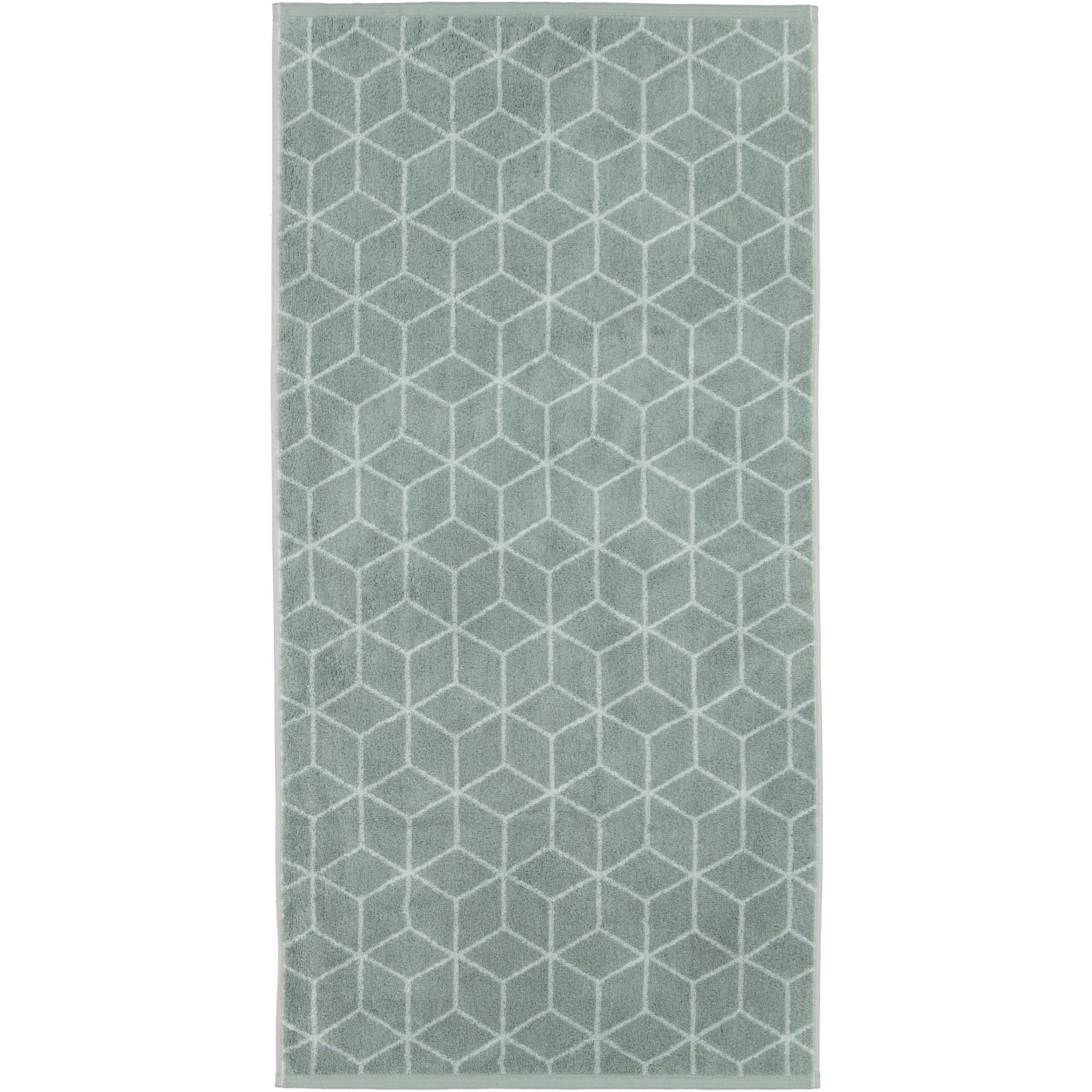 HANDTÜCHER COORDINATES CARRÉ 2557 SAGE GREEN - 44 - Grün, Textil (50/100cm) - Zöllner