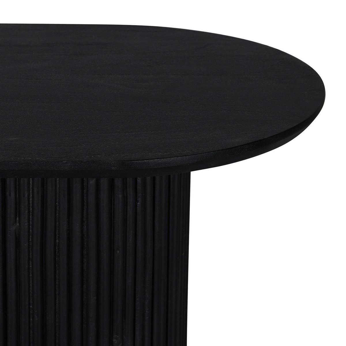 COUCHTISCH - Massivholz - Schwarz/Akaziefarben, Holz (60/110/46cm) - home24