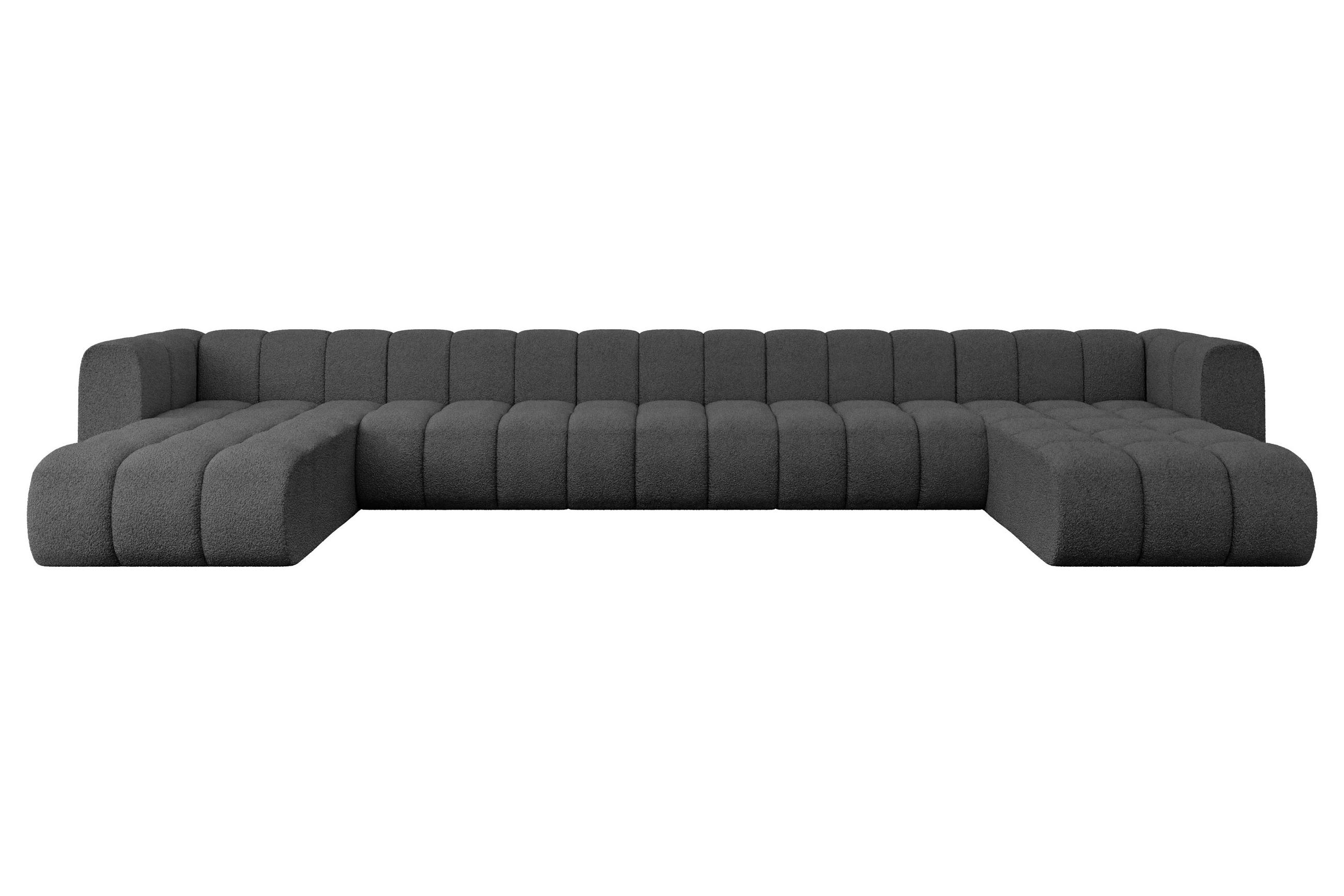 Altdecor Wohnlandschaft Grau 501x70x177 cm