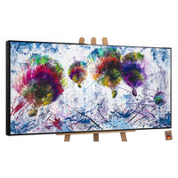GEMÄLDE Freiflug Schattenfugenrahmen Schwarz 140x70 cm - Schwarz, Holz (140/70cm) - YS-art gallery