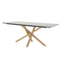 ESSTISCH PIAZZA Schwarz 90x180x75 cm - Schwarz, Holzwerkstoff (180/90/75cm) - FURNLUX