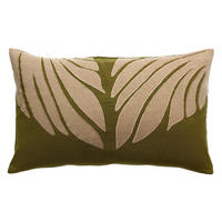 KISSEN Nilos zeder 40 x 65 cm - Grün, Textil (40/65cm) - Vivaraise