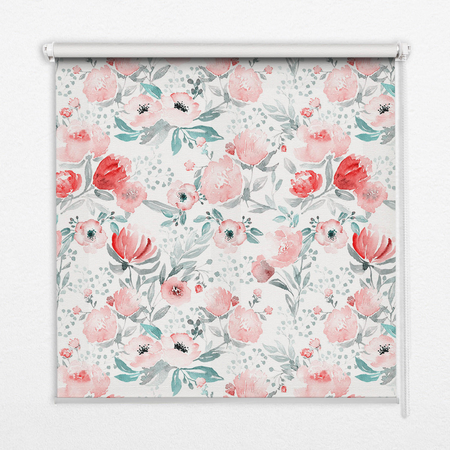 TULUP VNITŘNÍ roleta - okenní roleta - roleta - 110x140 cm - Růžový mák