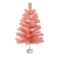 WEIHNACHTSBAUM Elowynth 30/30/60 cm - Pink, Kunststoff (60cm) - ZMH