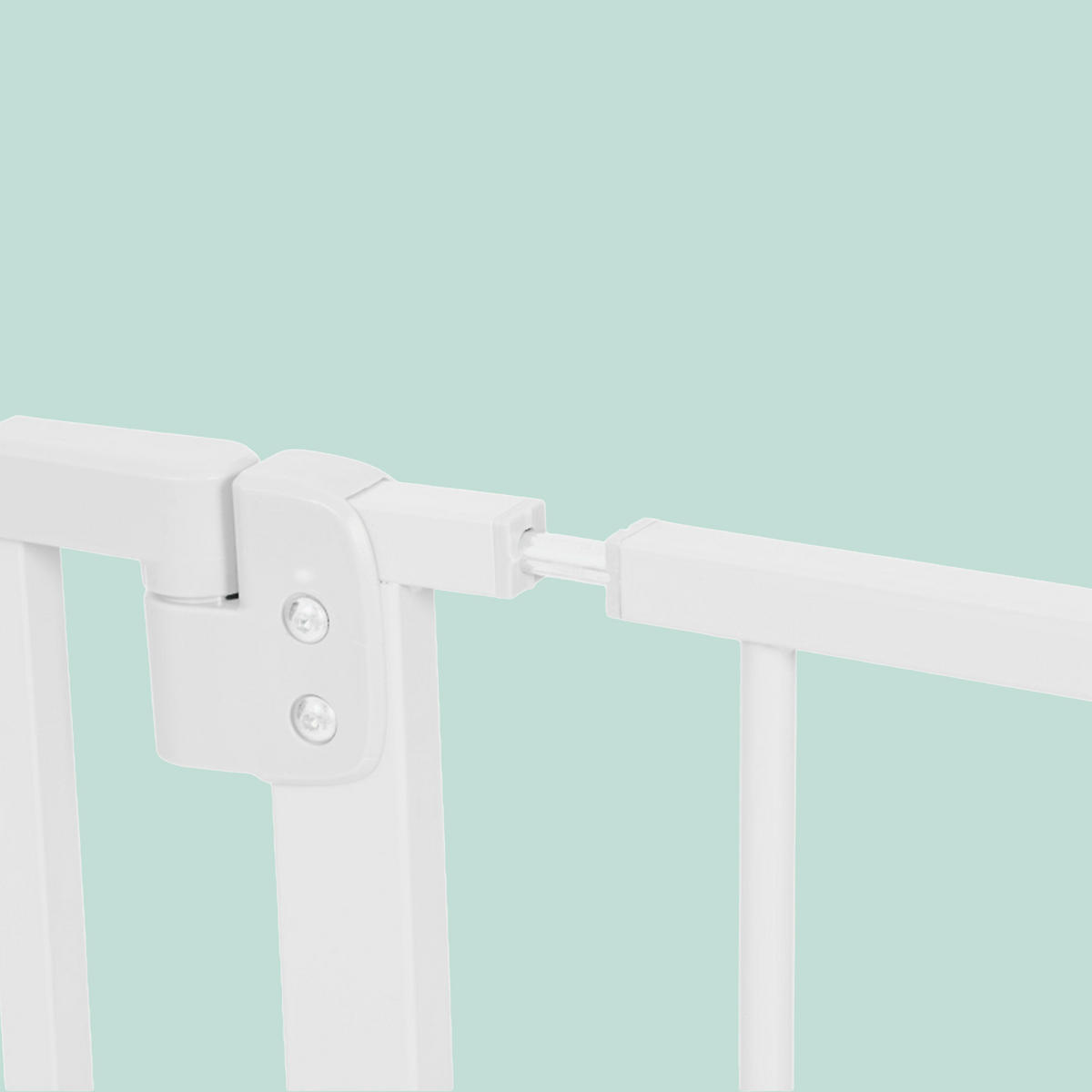 TREPPENSCHUTZGITTER - Weiß, Kunststoff/Metall (87/1cm) - Relaxdays